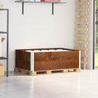 Pallet Collars Solid Pine Wood Brown 2