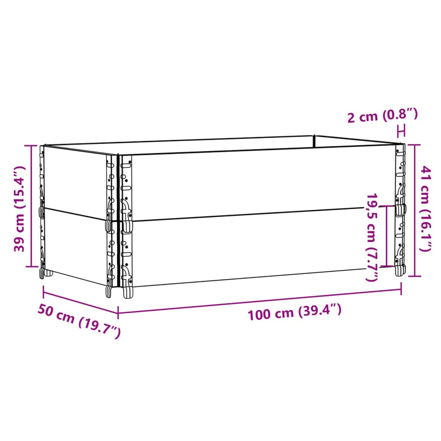 Palletopzetranden Massief Grenenhout 2