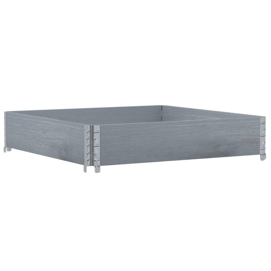 Palletopzetrand Massief Grenenhout 1