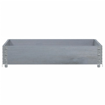 Palletopzetrand Massief Grenenhout 1