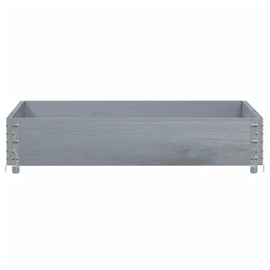 Palletopzetrand Massief Grenenhout 1