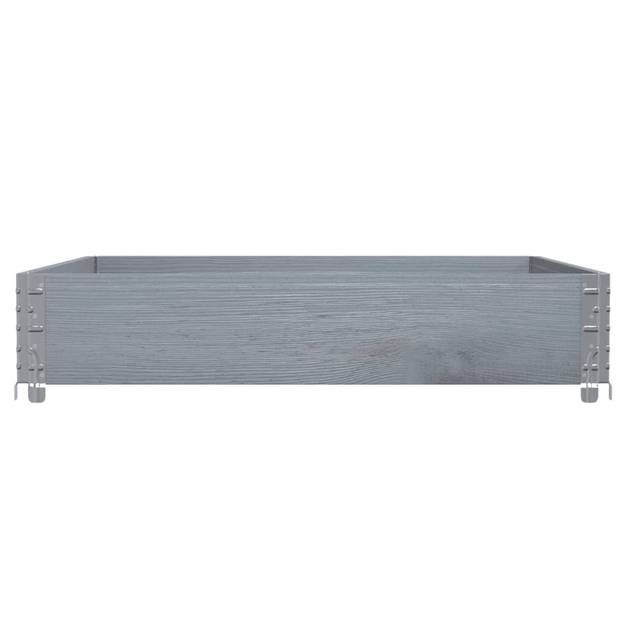Palletopzetrand Massief Grenenhout 1