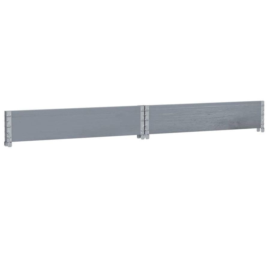 Palletopzetrand Massief Grenenhout 1