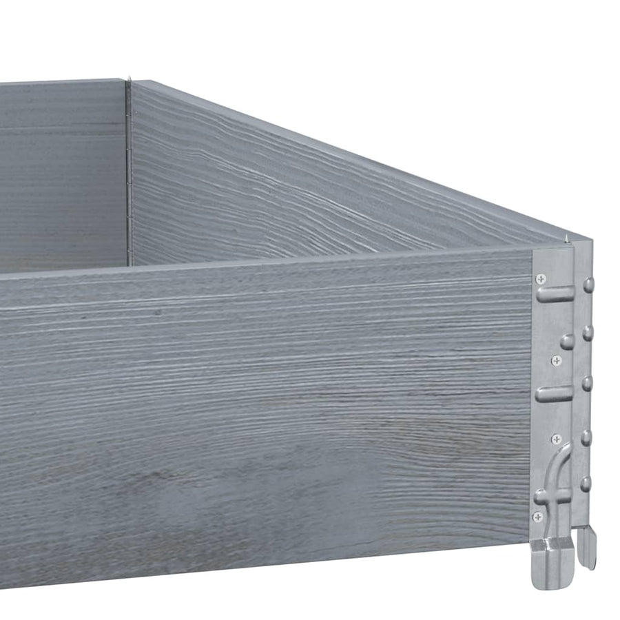 Palletopzetrand Massief Grenenhout 1