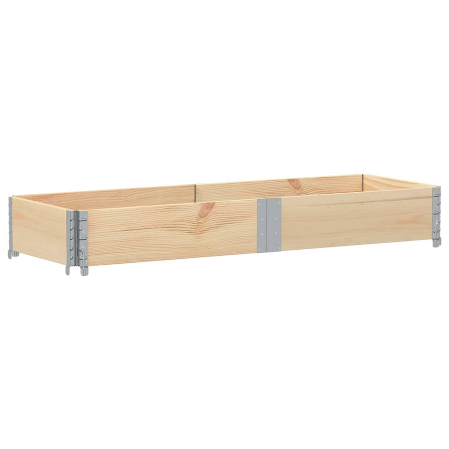 Palletopzetrand Massief Grenenhout 1