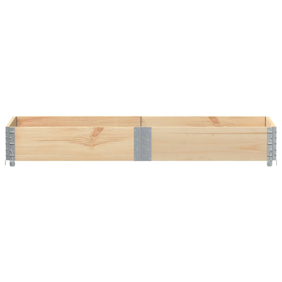 Palletopzetrand Massief Grenenhout 1