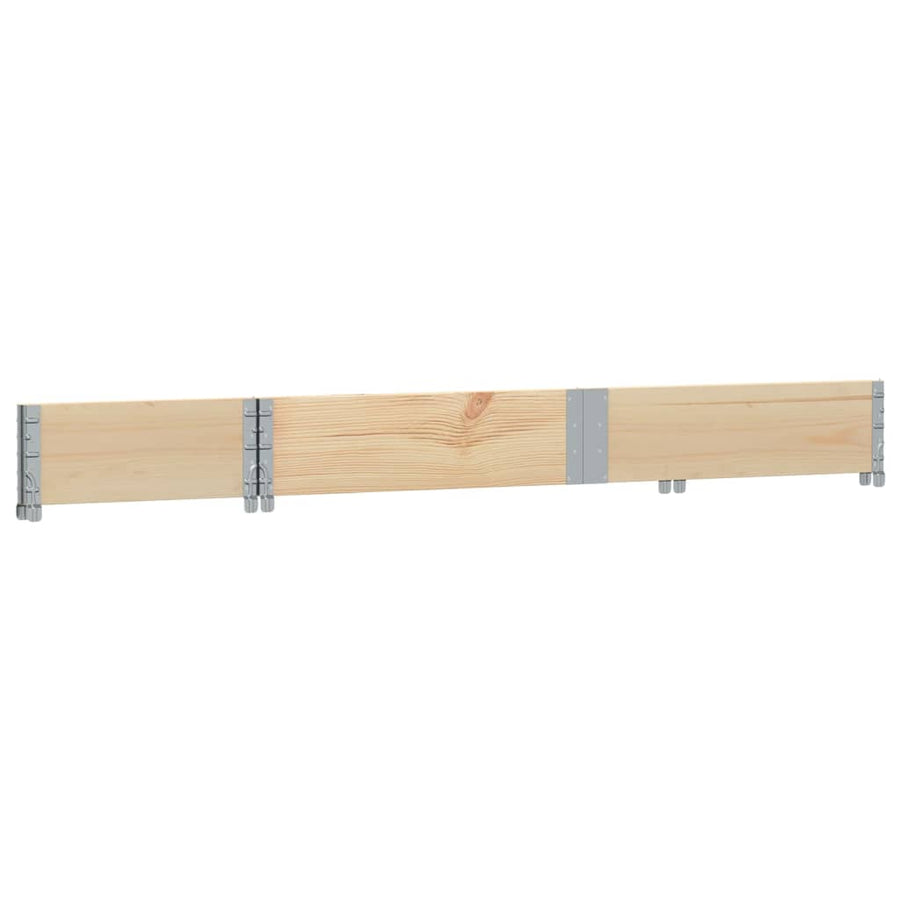 Palletopzetrand Massief Grenenhout 1
