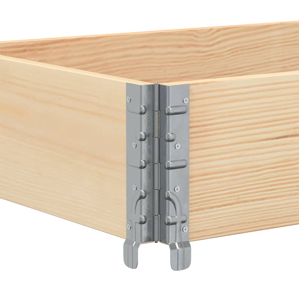 Palletopzetrand Massief Grenenhout 1
