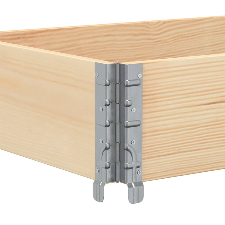 Palletopzetrand Massief Grenenhout 1