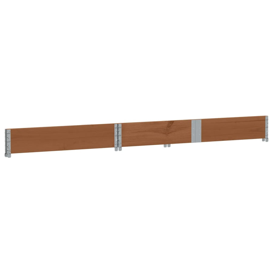Palletopzetrand Massief Grenenhout Bruin 1