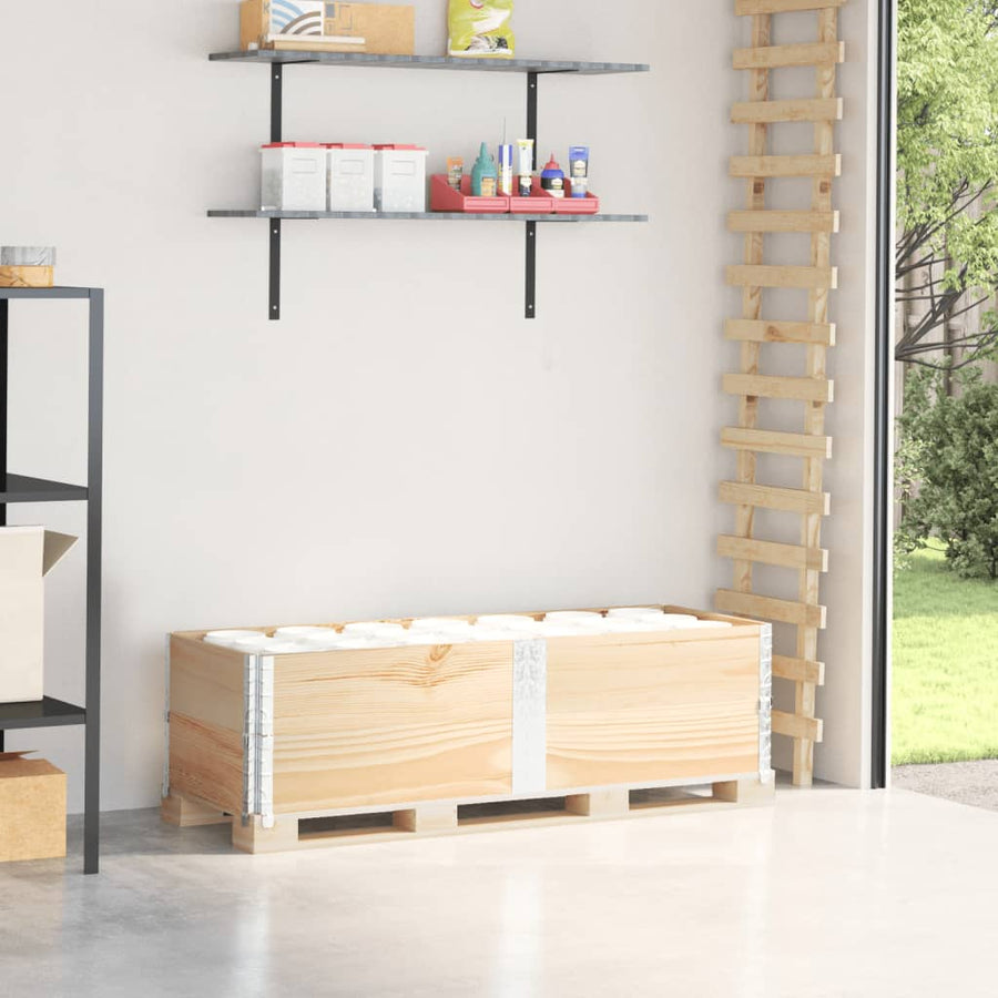 Palletopzetranden Massief Grenenhout 2