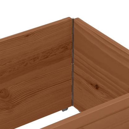 Palletopzetranden Massief Grenenhout Bruin 2