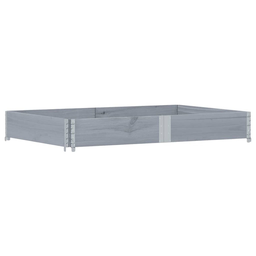 Palletopzetrand Massief Grenenhout 1
