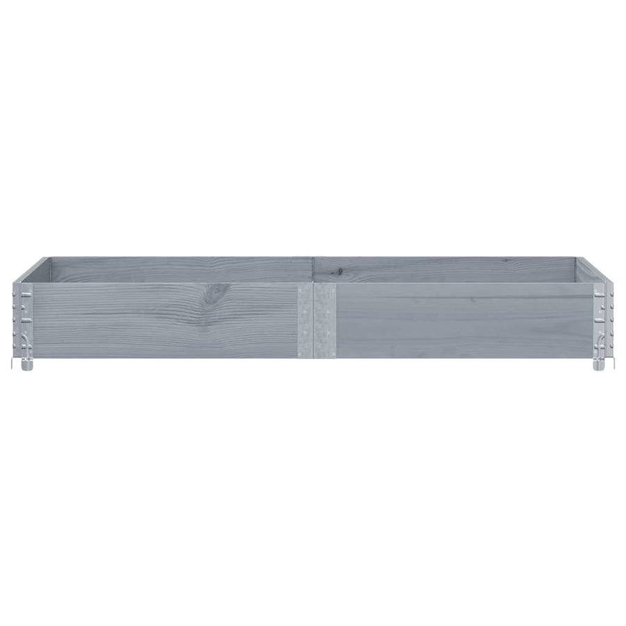 Palletopzetrand Massief Grenenhout 1