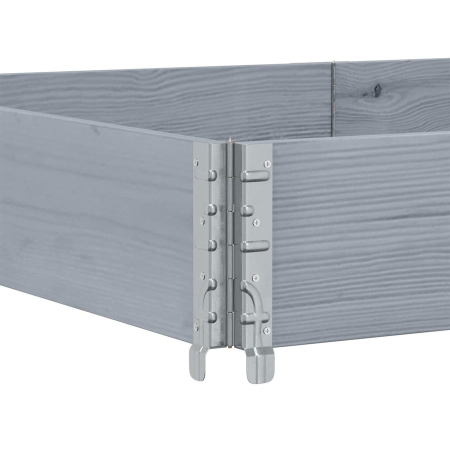 Palletopzetrand Massief Grenenhout 1