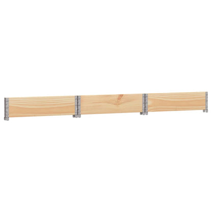 Palletopzetrand 160x160 cm zeshoekig massief grenenhout
