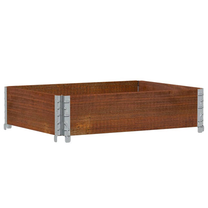 Plantenbak 80X60 Cm Massief Grenenhout Bruin 80 x 60 x 21.5 cm