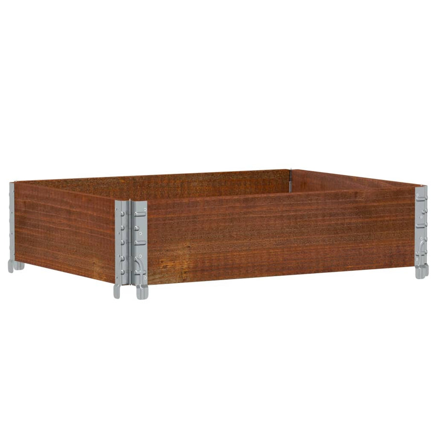 Plantenbak 80X60 Cm Massief Grenenhout Bruin 80 x 60 x 21.5 cm