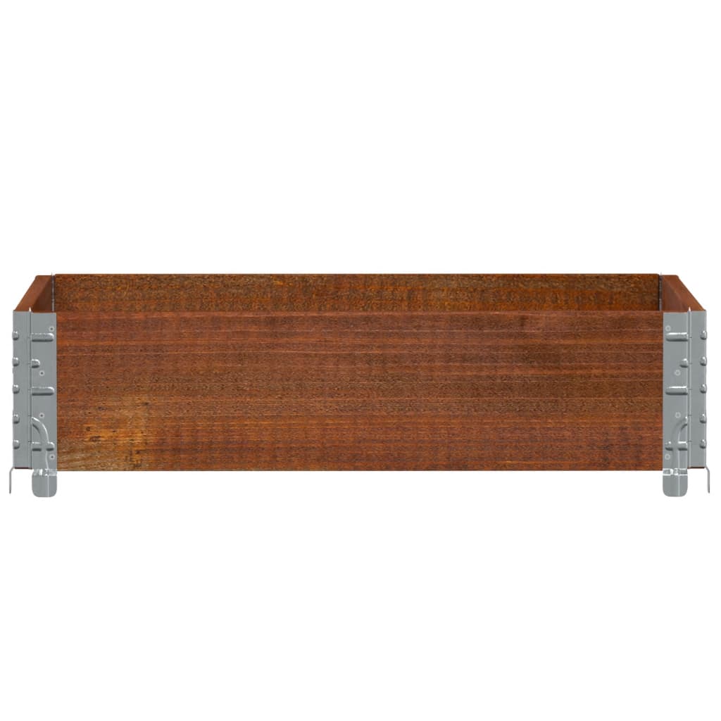 Plantenbak 80X60 Cm Massief Grenenhout Bruin 80 x 60 x 21.5 cm