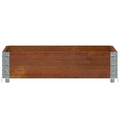 Plantenbak 80X60 Cm Massief Grenenhout Bruin 80 x 60 x 21.5 cm