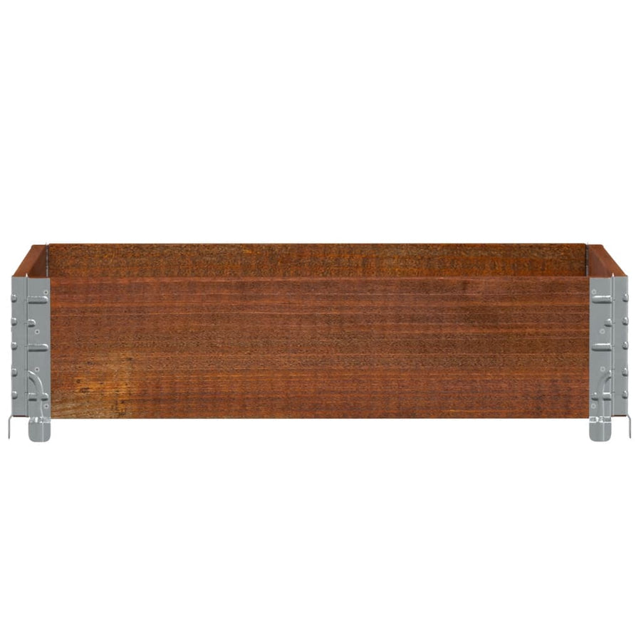 Plantenbak 80X60 Cm Massief Grenenhout Bruin 80 x 60 x 21.5 cm