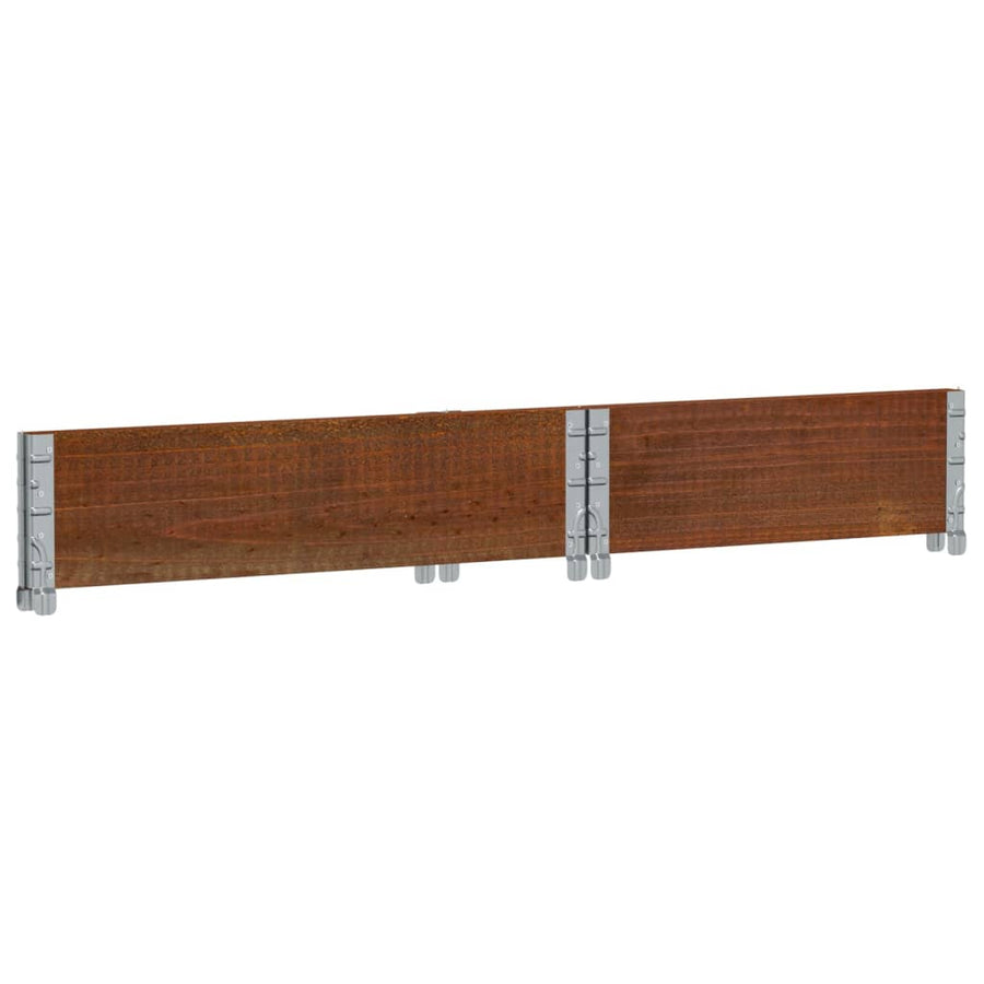 Plantenbak 80X60 Cm Massief Grenenhout Bruin 80 x 60 x 21.5 cm