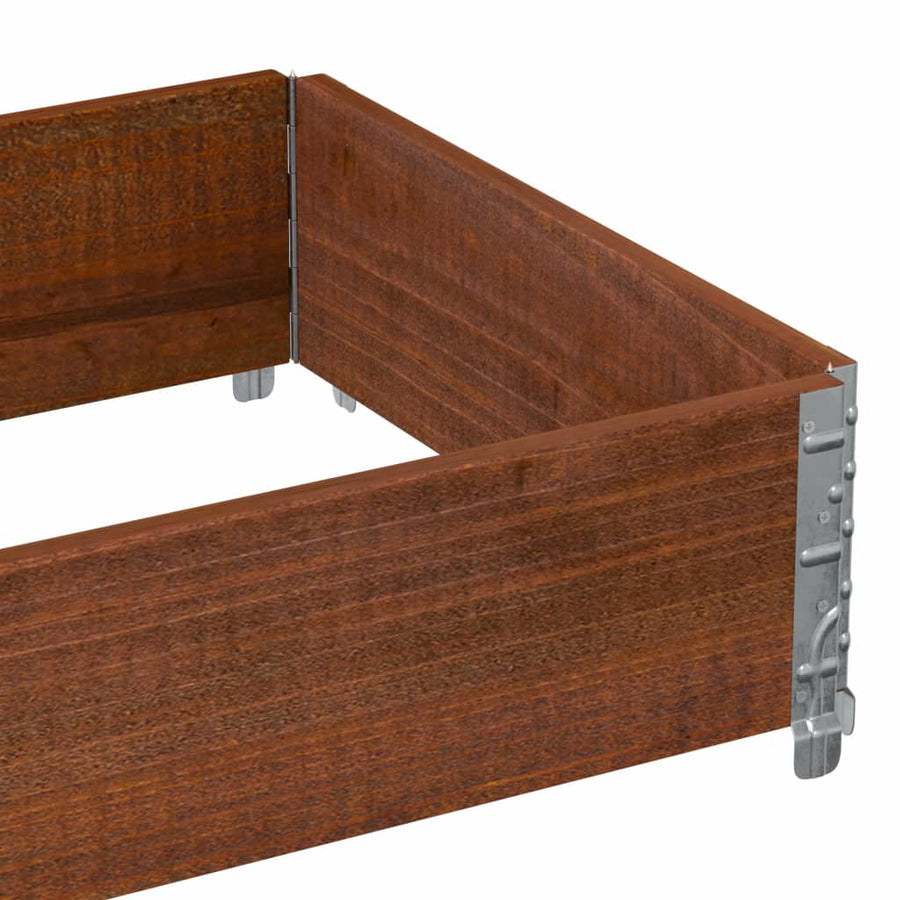 Plantenbak 80X60 Cm Massief Grenenhout Bruin 80 x 60 x 21.5 cm