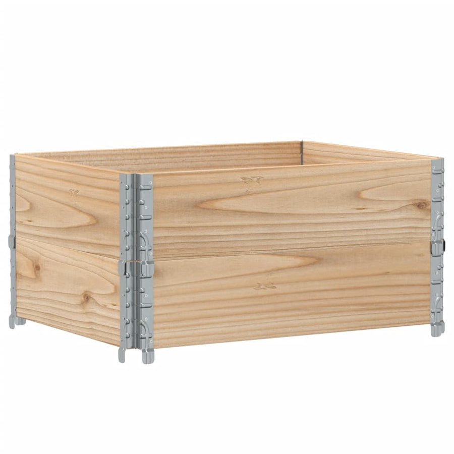 Plantenbak 80x60 cm massief grenenhout