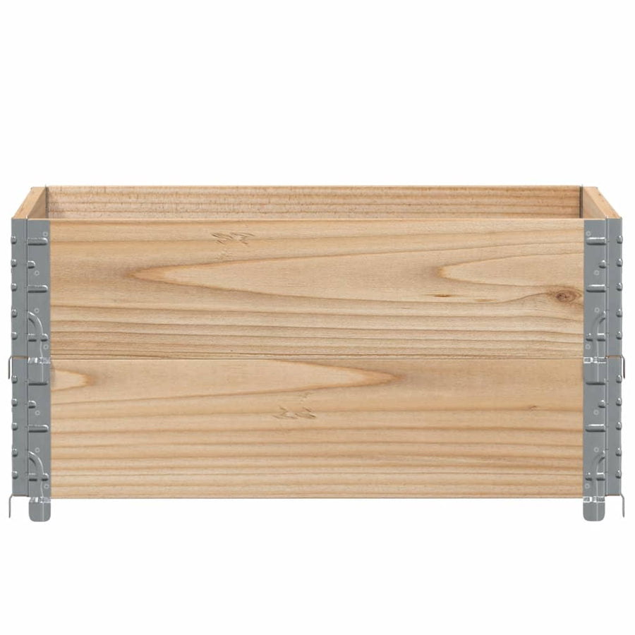 Plantenbak 80x60 cm massief grenenhout