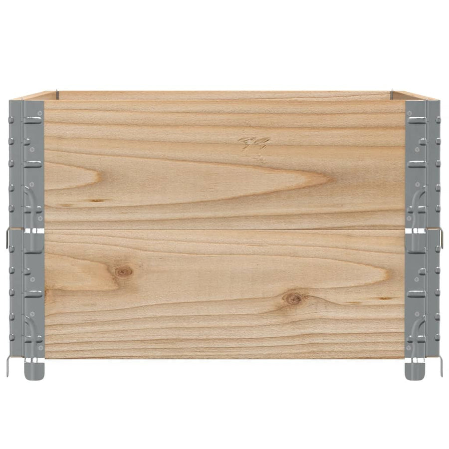 Plantenbak 80x60 cm massief grenenhout