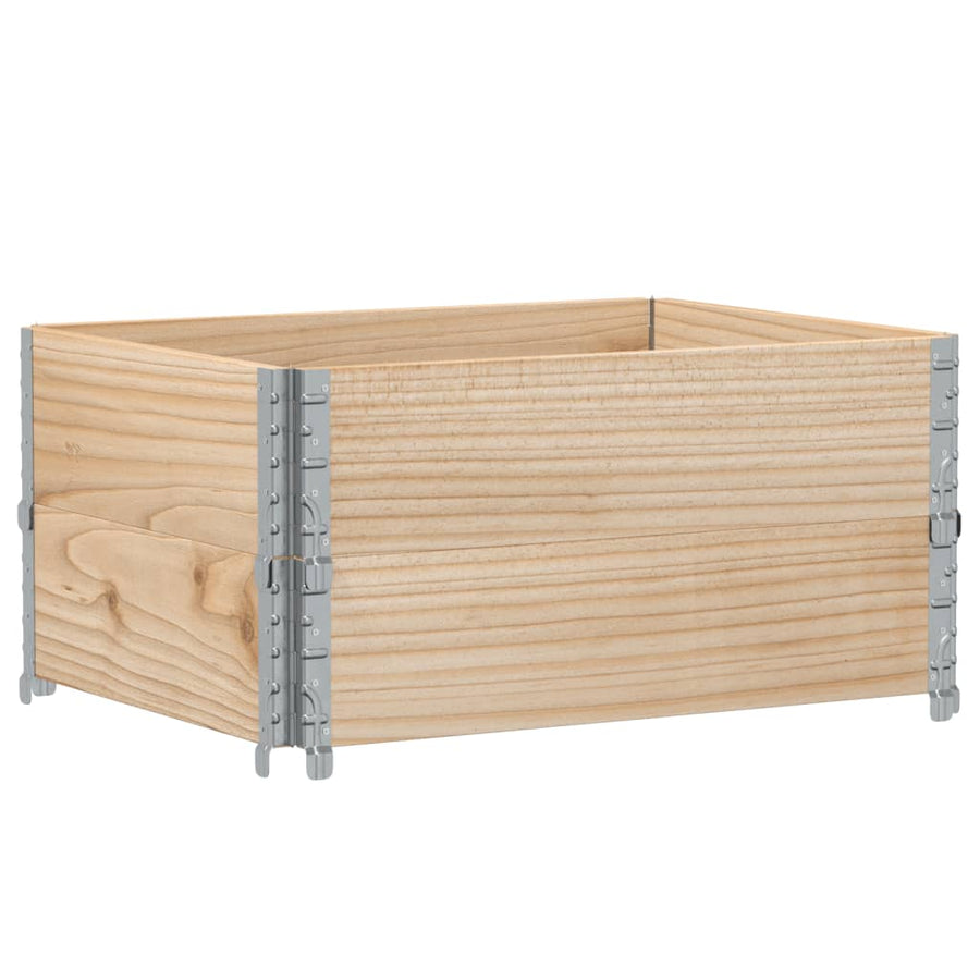 Plantenbak 80x60 cm massief grenenhout