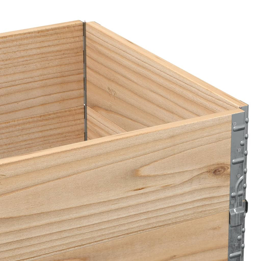 Plantenbak 80x60 cm massief grenenhout