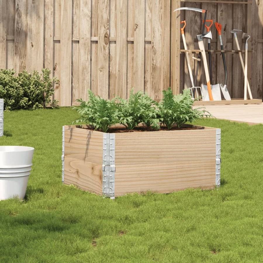 Plantenbak 80x60 cm massief grenenhout