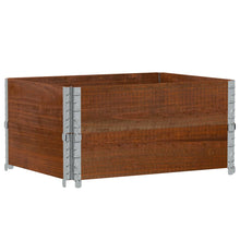 Plantenbak 80x60 cm massief grenenhout bruin