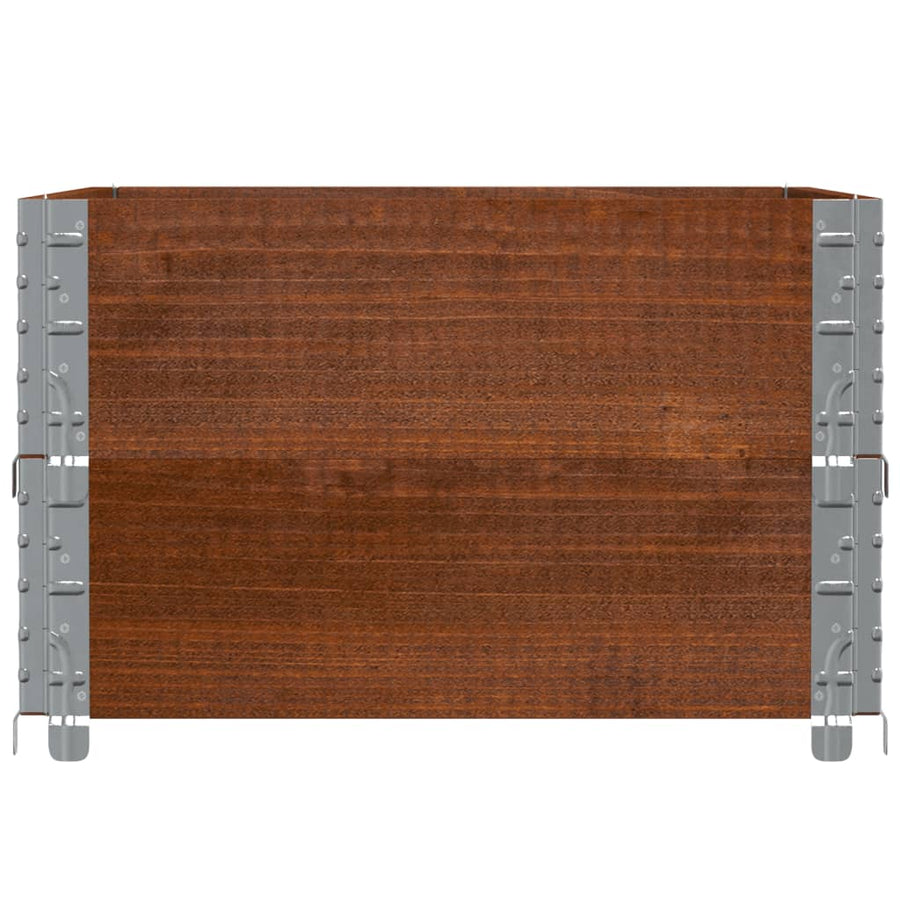Plantenbak 80x60 cm massief grenenhout bruin