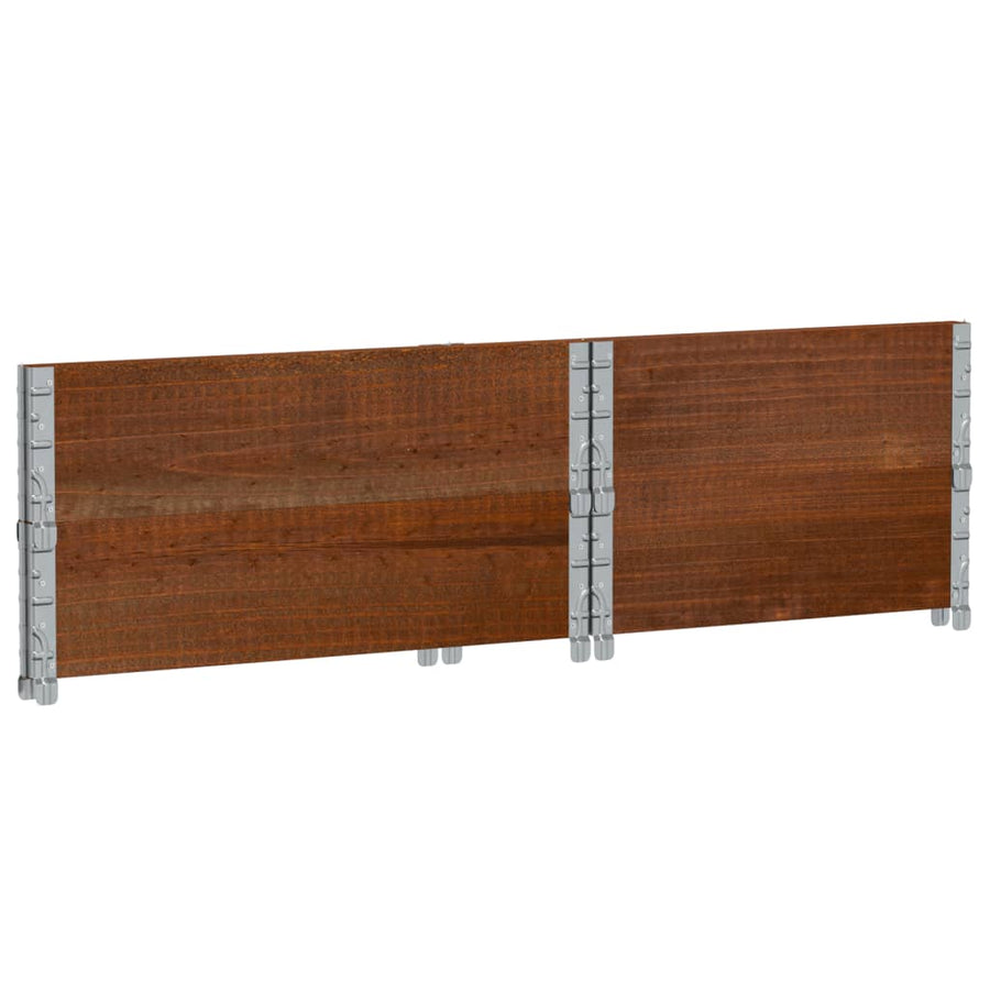 Plantenbak 80x60 cm massief grenenhout bruin