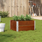 Planter 80x60 cm solid pine brown