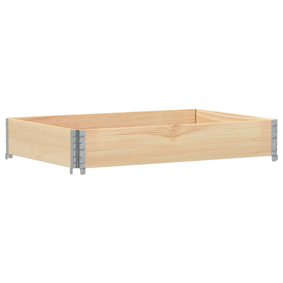 Plantenbak 120X80 Cm Massief Grenenhout 120 x 80 x 21.5 cm