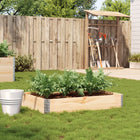 Plantenbak massief grenenhout 120x80x21.5 cm
