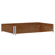 Plantenbak 120X80 Cm Massief Grenenhout Bruin 120 x 80 x 21.5 cm
