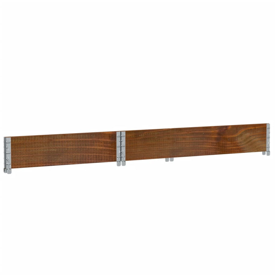 Plantenbak 120X80 Cm Massief Grenenhout Bruin 120 x 80 x 21.5 cm