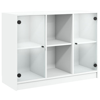 Dressoir 101,5x37x75,5 cm bewerkt hout wit