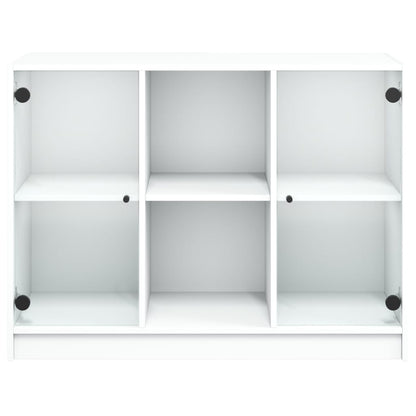 Dressoir 101,5x37x75,5 cm bewerkt hout wit