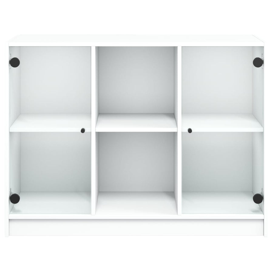 Dressoir 101,5x37x75,5 cm bewerkt hout wit