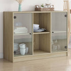 Sideboard 102x37x75.5 cm engineered wood Sonoma oak colour
