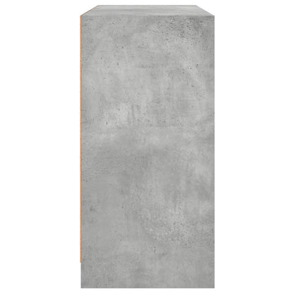 Dressoir 102x37x75,5 cm bewerkt hout betongrijs