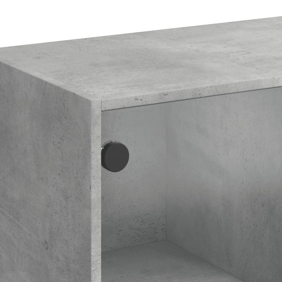 Dressoir 102x37x75,5 cm bewerkt hout betongrijs