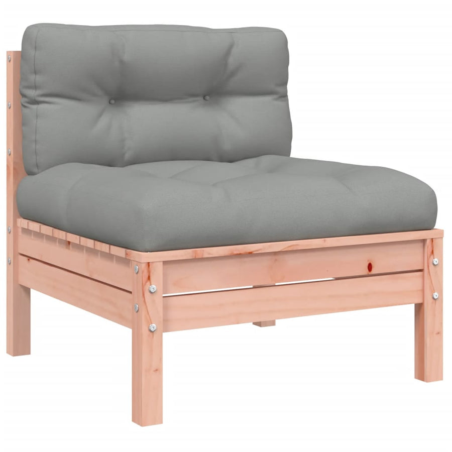 5-delige Loungeset met kussens massief douglas vurenhout