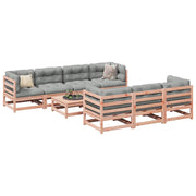 Loungeset 8-delig massief douglas vurenhout