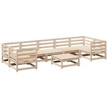 8-delige Loungeset massief grenenhout